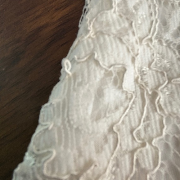 Forever 21 lace overlay lined a-line skirt size L - Picture 14 of 17